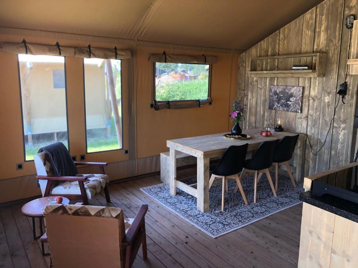 De Hazelaarshof Luxe Glampingtent Bij Natuurgebied De Millingerwaard Kekerdom Zewnętrze zdjęcie
