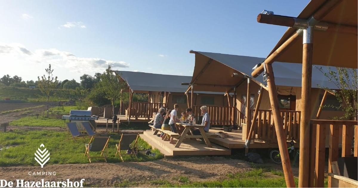 De Hazelaarshof Luxe Glampingtent Bij Natuurgebied De Millingerwaard Kekerdom Zewnętrze zdjęcie