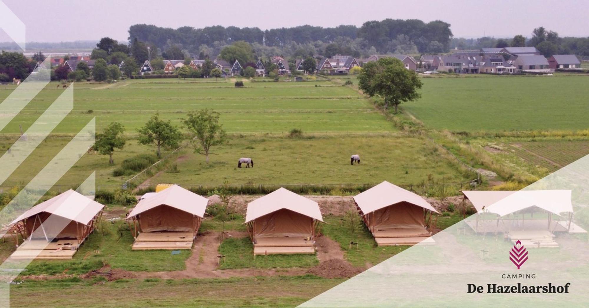 De Hazelaarshof Luxe Glampingtent Bij Natuurgebied De Millingerwaard Kekerdom Zewnętrze zdjęcie